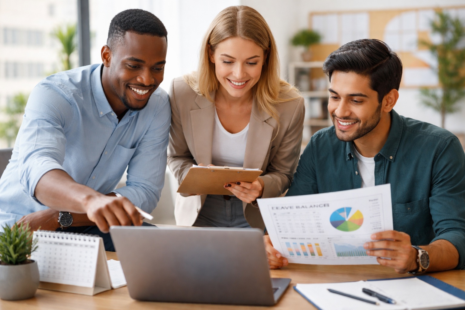 Leave planning and vacation balance guide visual